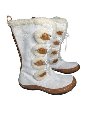 The North Face Women’s Abby IV Waterproof Suede Leather Winter Boots. Size 7.5